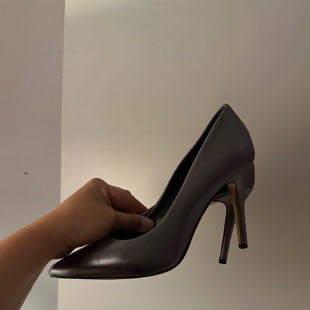 Silver Pumps - White House Black Market